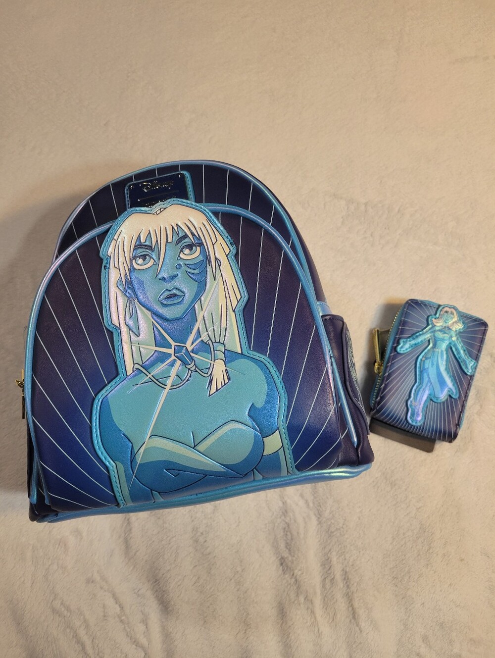 Atlantis The Lost Empire Kida Glow In The Dark Mini Backpack And Wallet NWT
